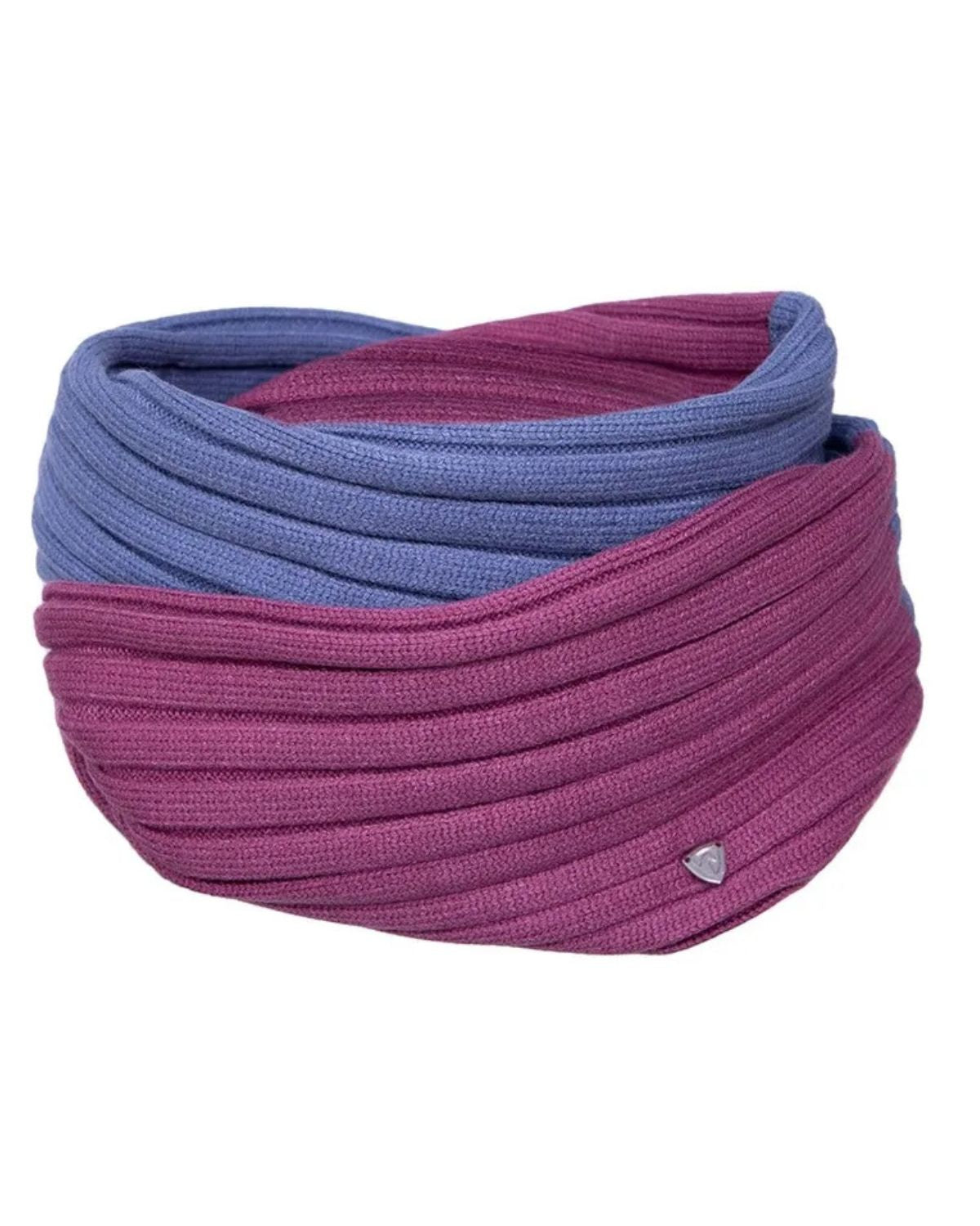 Hy Equestrian Synergy Luxury Snood Grape/Riviera