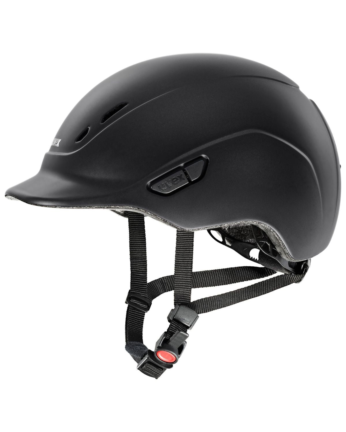 UVEX KIDDOX Black Matt Junior Riding Helmet: Adjustable, Safe Kids Helmet