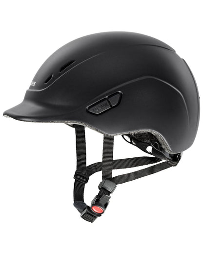 UVEX KIDDOX Black Matt Junior Riding Helmet: Adjustable, Safe Kids Helmet