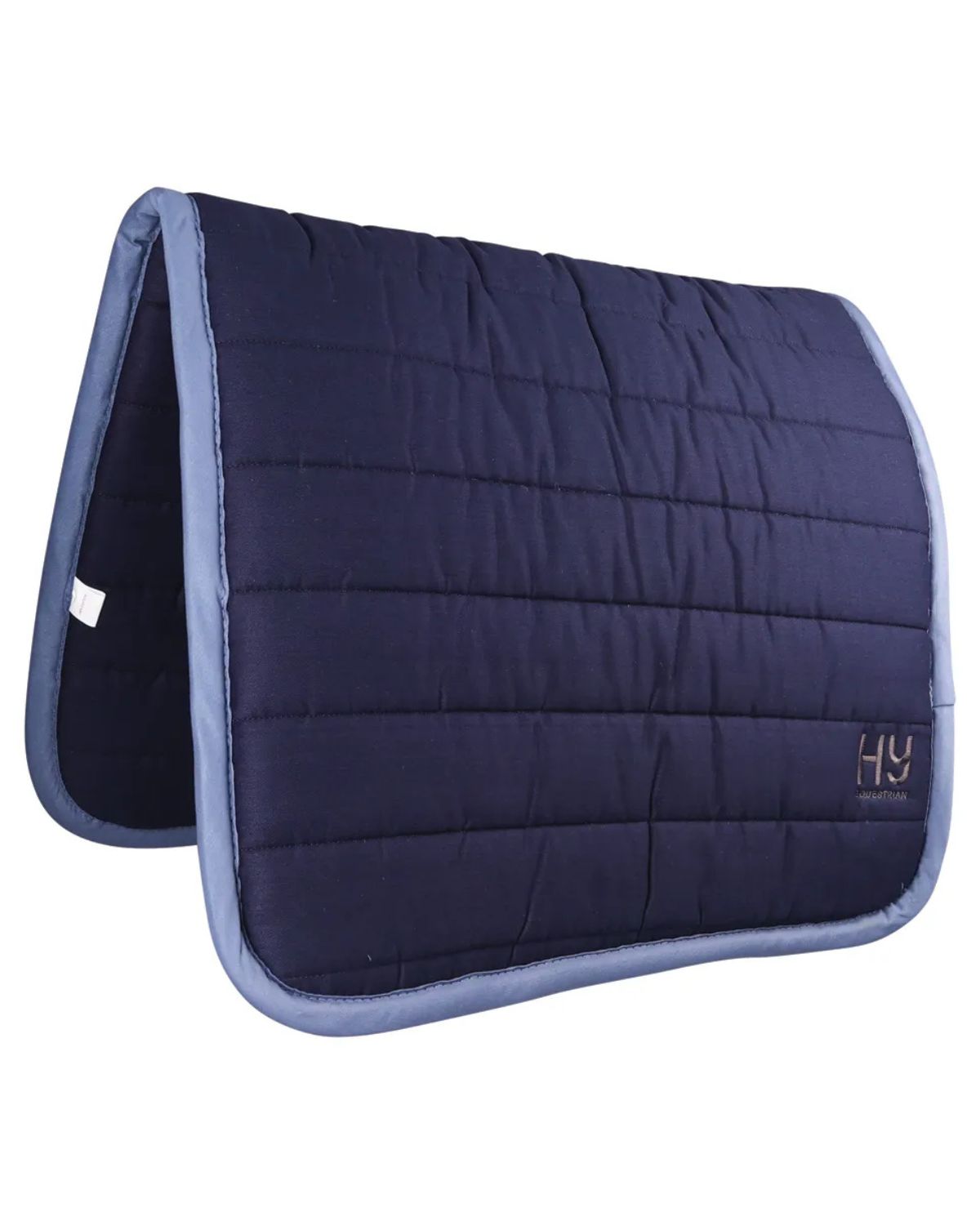 Hy Equestrian Reversible Comfort Pad - Navy/Grey Trim