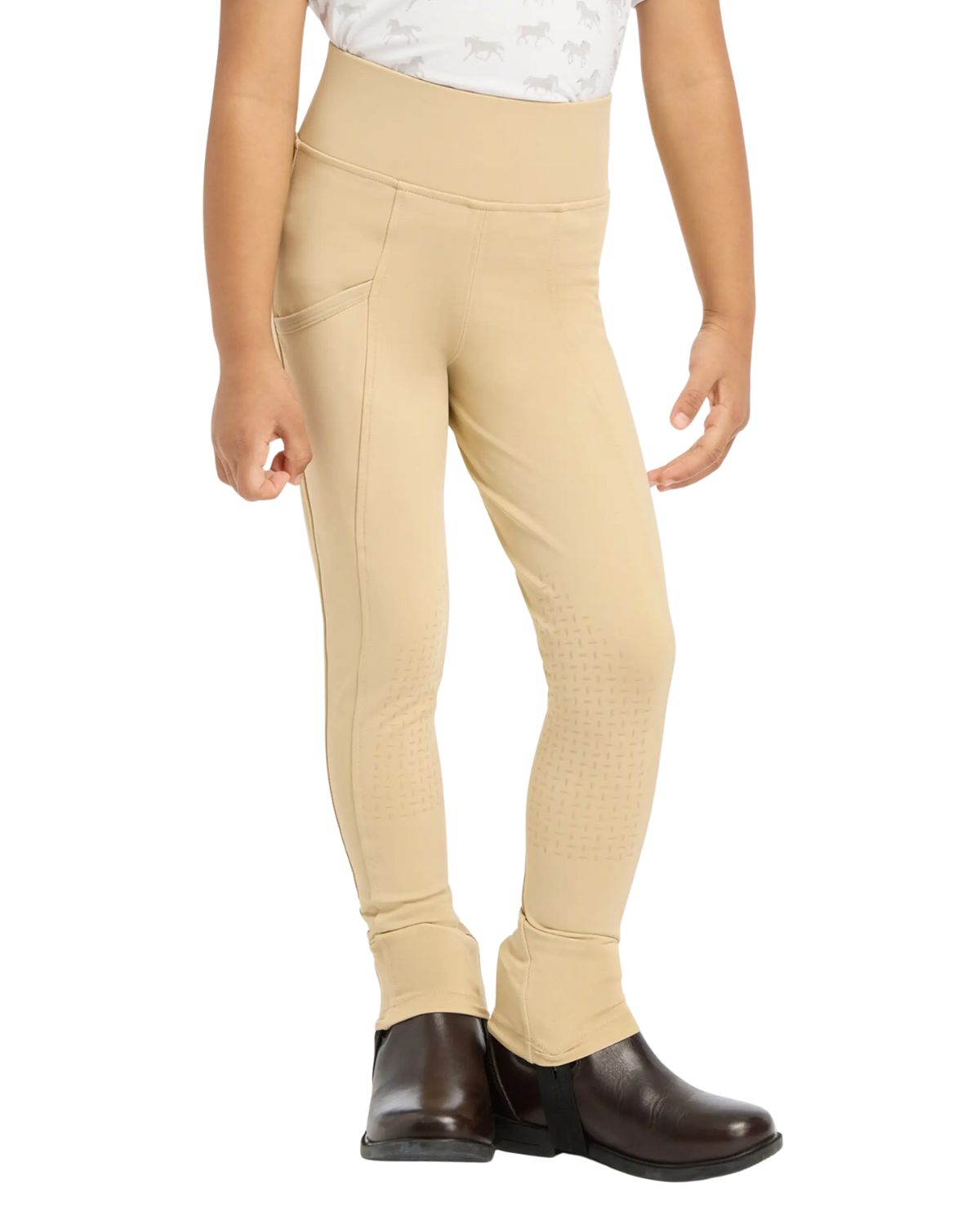 LEMIEUX MINI PULL ON BREECH BEIGE | Comfortable Riding Breeches | Equestrian Apparel