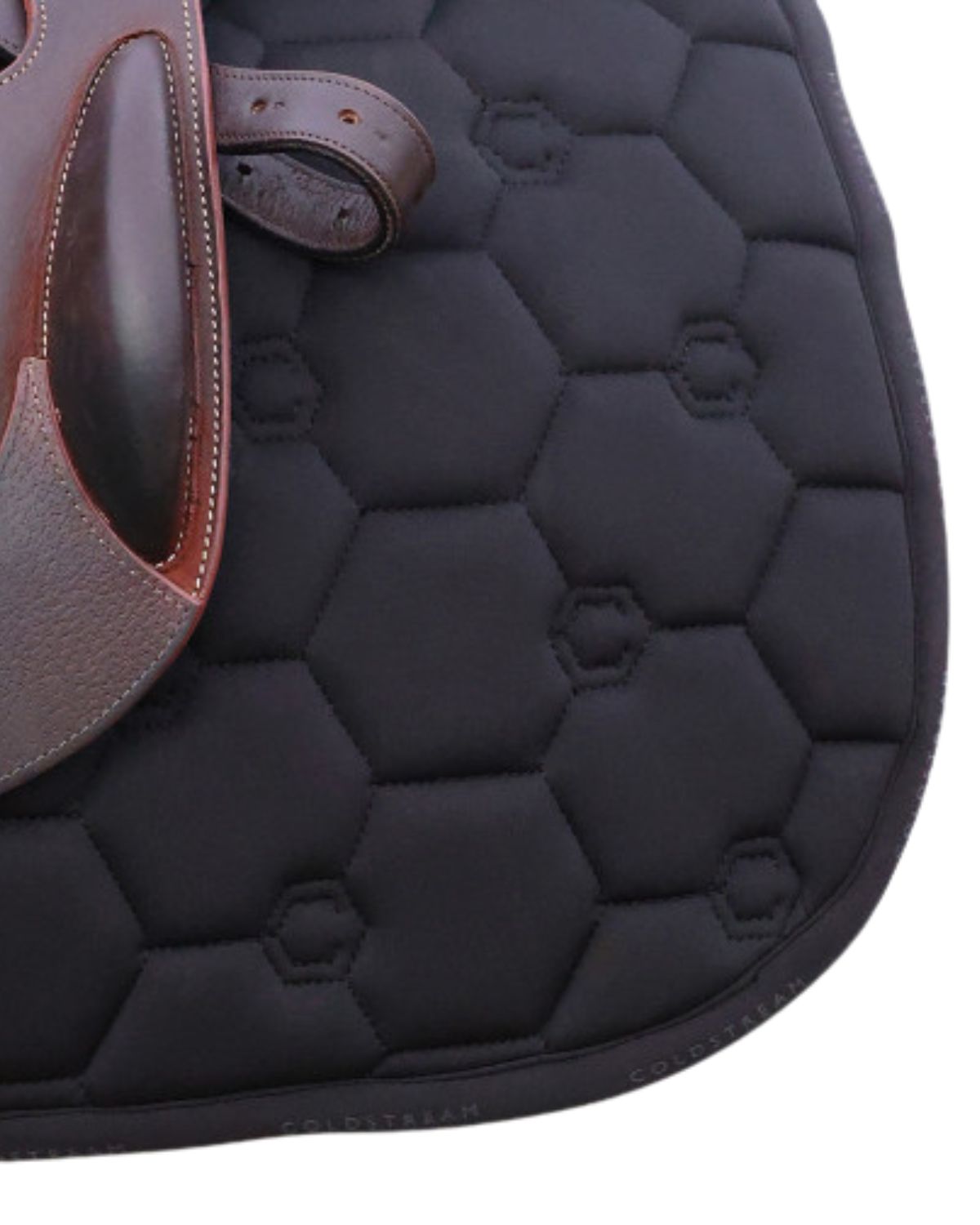 Coldstream Whitsome Black Saddle Pad - Horse Riding Comfort & Style | Competition Ready