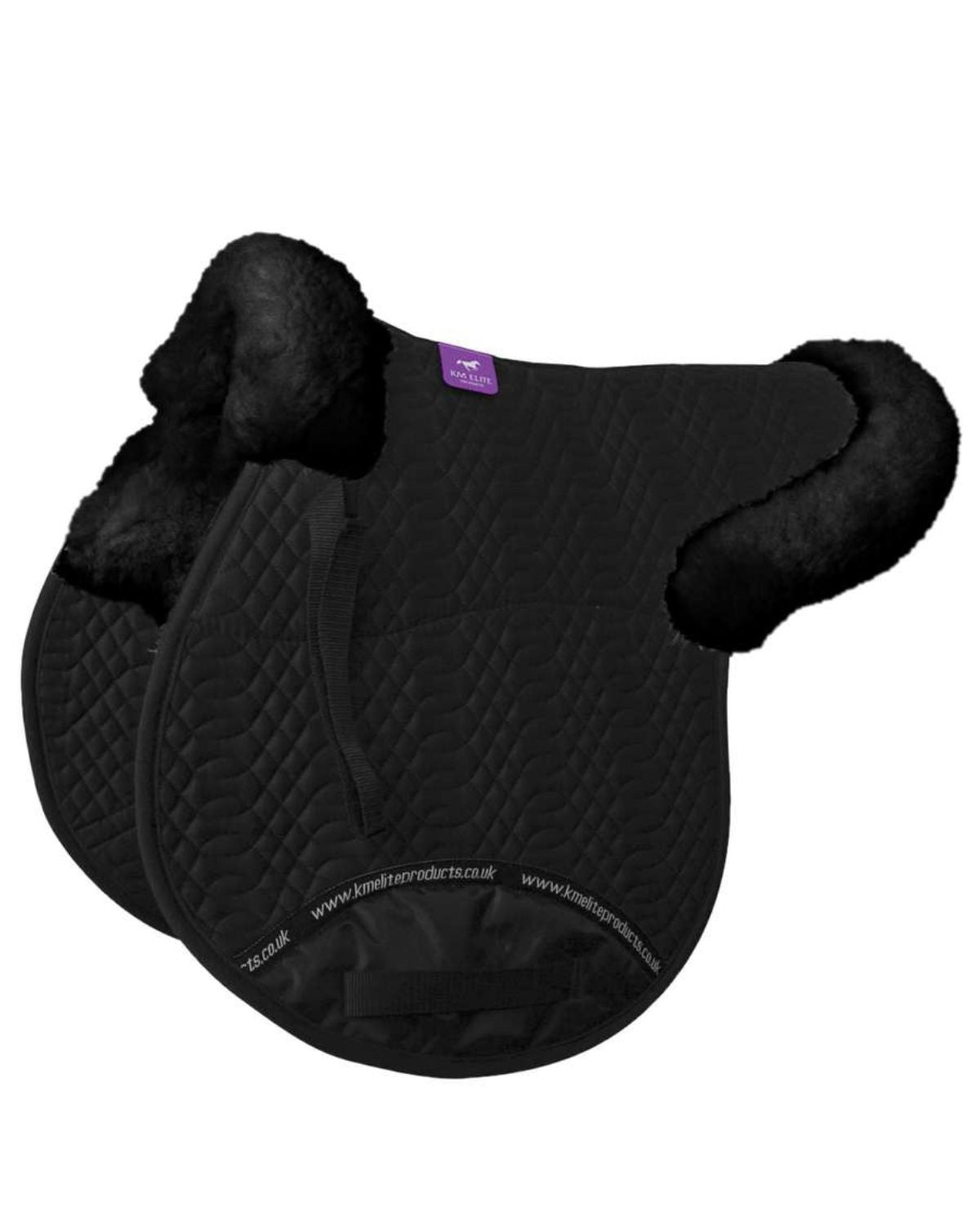KM Elite Half Lined GP Numnah Black