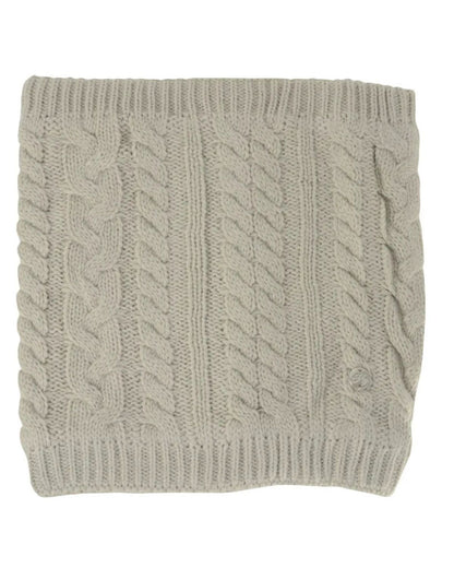 Hy Equestrian Meribel Cable Knit Snood Oatmeal