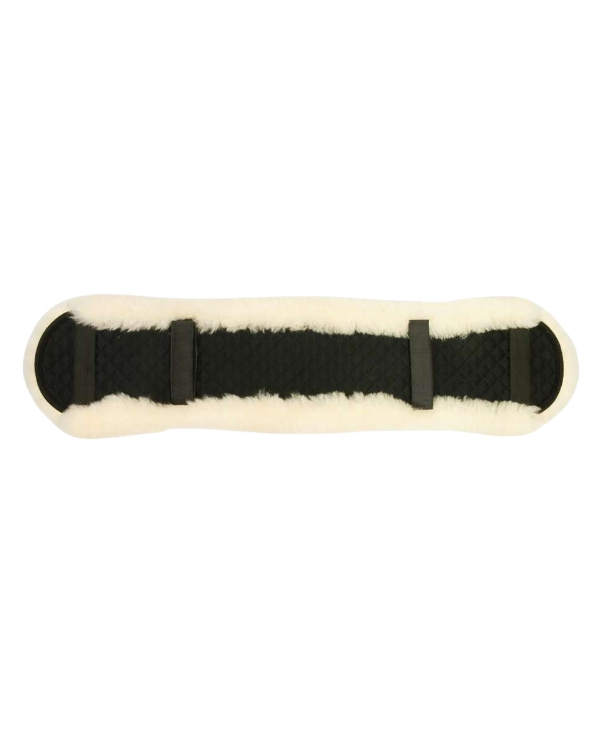 KM Elite Shaped Dressage Girth Sleeve Black/Natural
