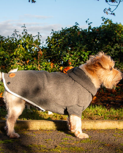 Ancol Polar Fleece Grey Dog Coat