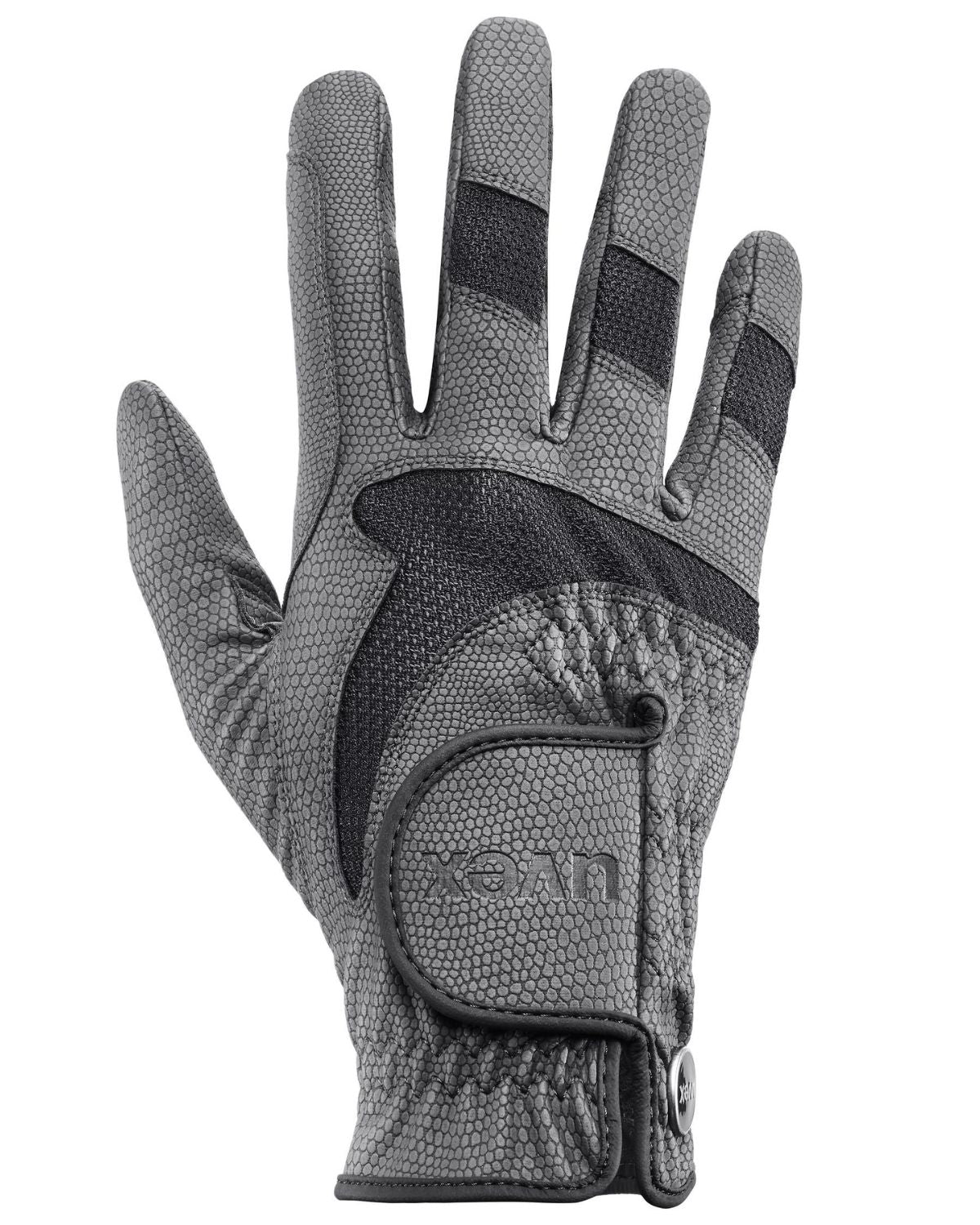 UVEX I-Performance 2 Anthracite Riding Glove: Performance, Grip, Elastic, Ventilation, Touchscreen Compatible