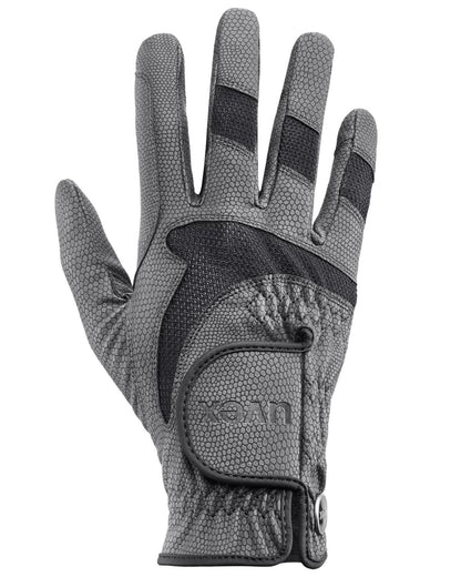 UVEX I-Performance 2 Anthracite Riding Glove: Performance, Grip, Elastic, Ventilation, Touchscreen Compatible