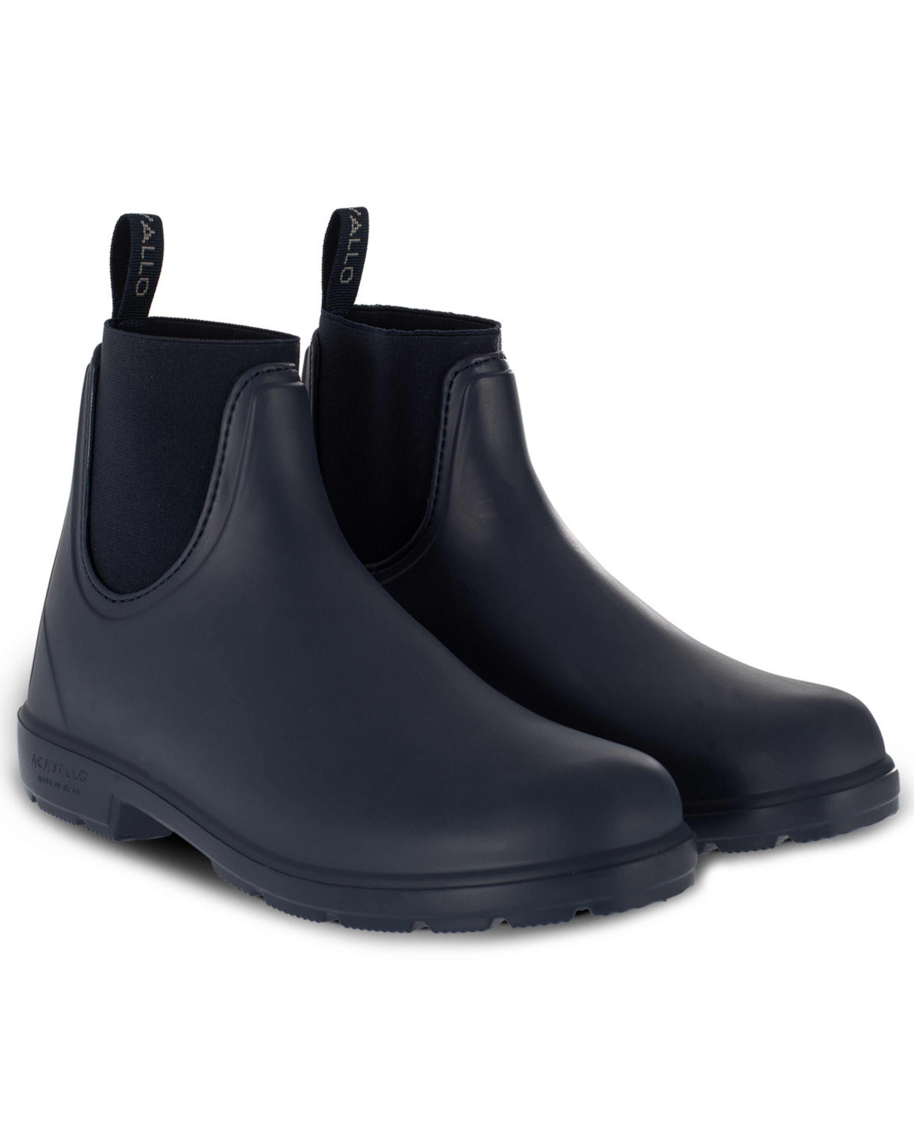 Acavallo Piuma  Rubber Jodhpur Boots Navy
