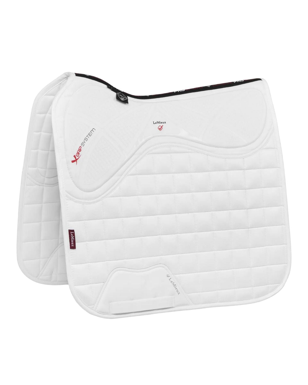LeMieux X-Grip Silicone Dressage Square White