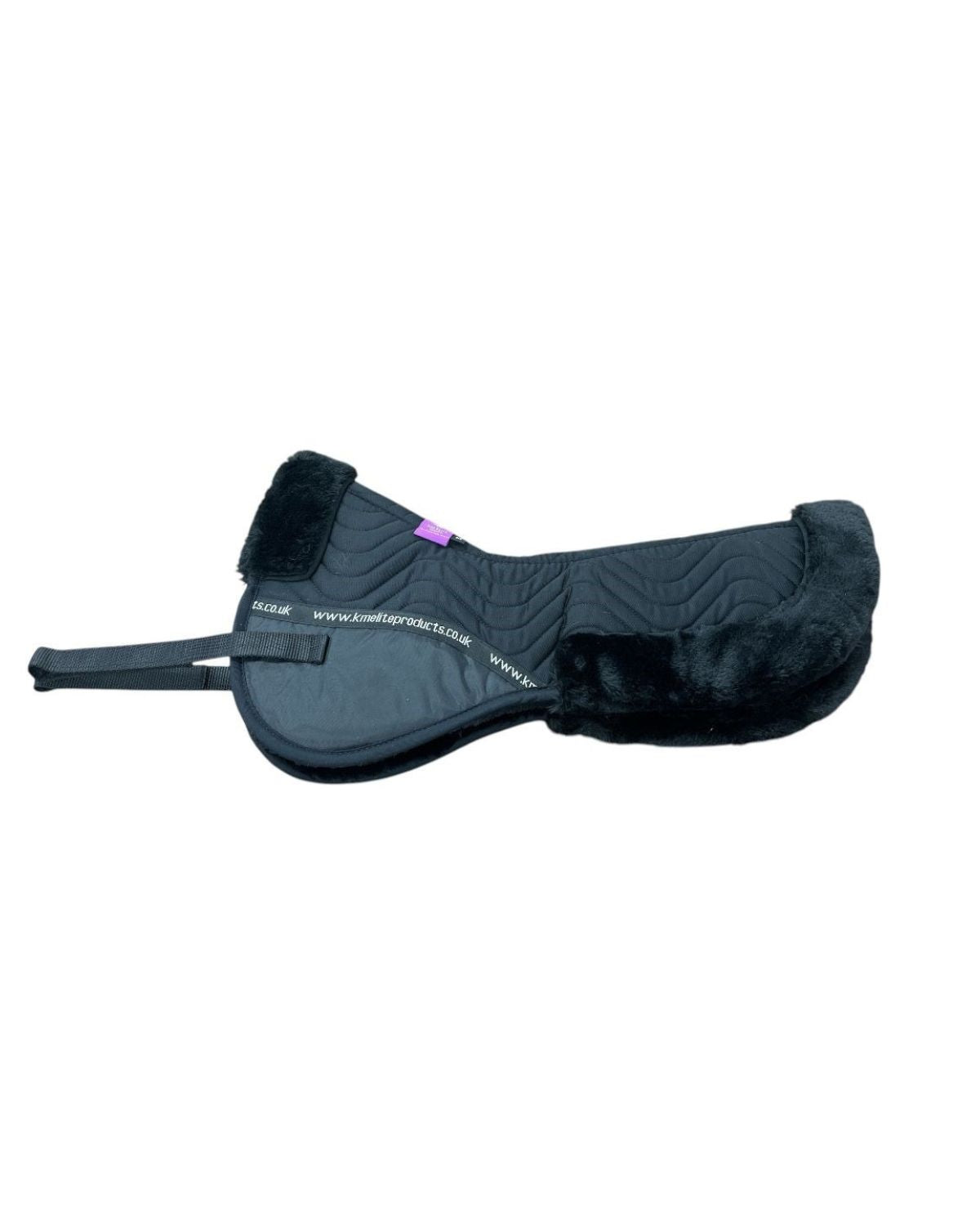 KM Elite Teddy Soft Half Pad Black