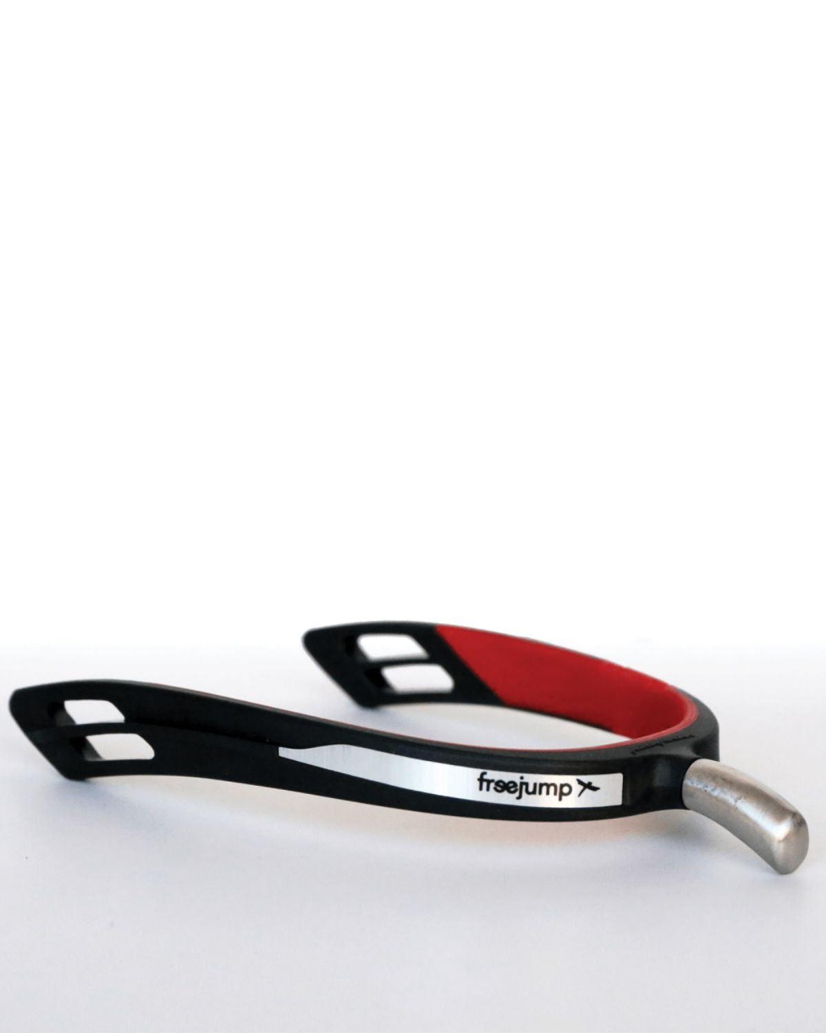 Freejump Spur'One Prince of Wales Black/Pearl Red Equestrian Riding Spurs | Equiflair