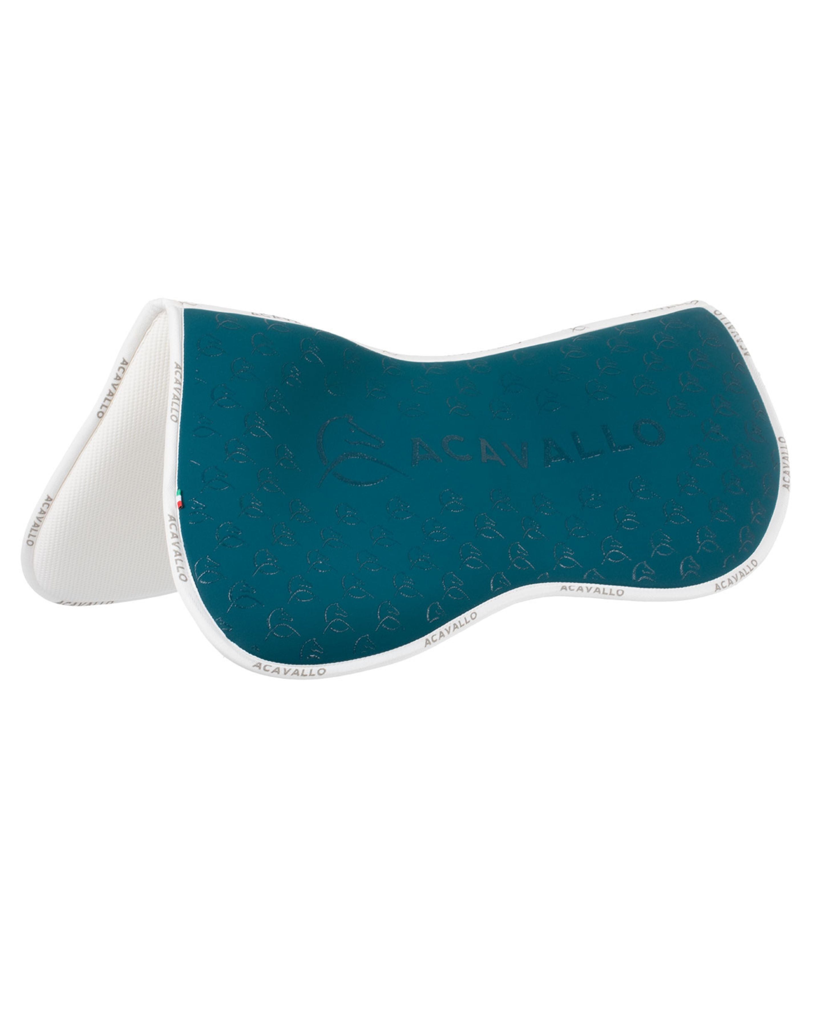 Acavallo Pad Mf Hps Cw-Cs  Bamboo Silicone Grip Flat Petrol/White