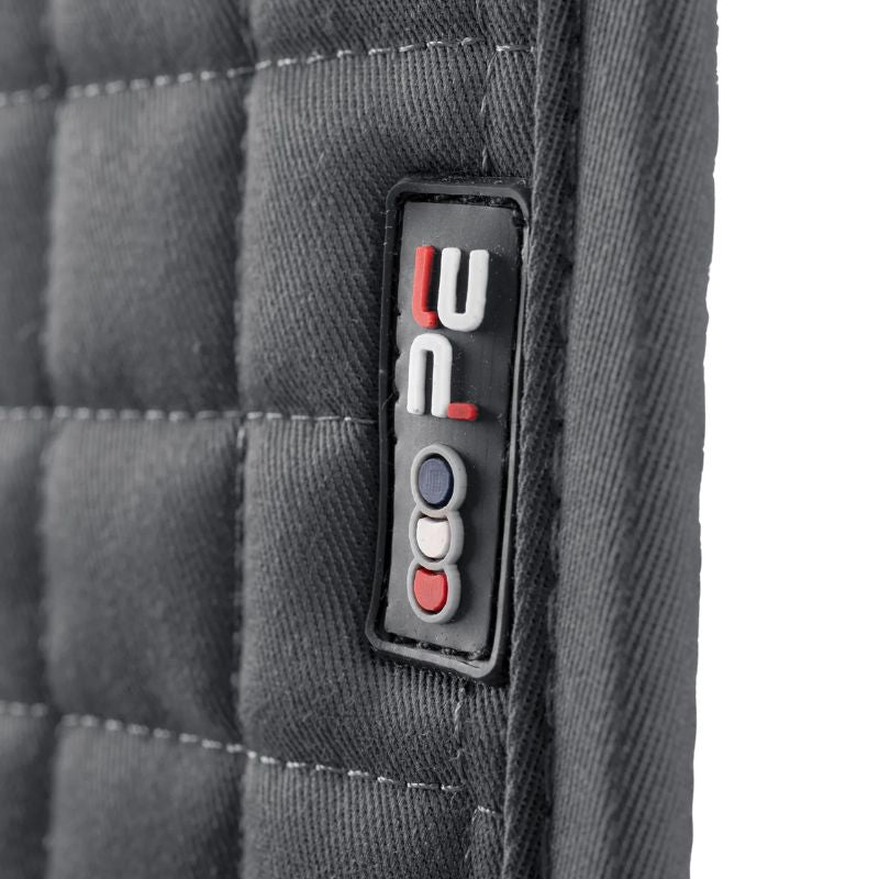 Premier Equine Grey Dressage Saddle Pad - Close Contact Cotton Horse Tack | Equiflair
