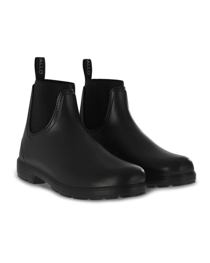 Acavallo Piuma Rubber Jodhpur Boots Black