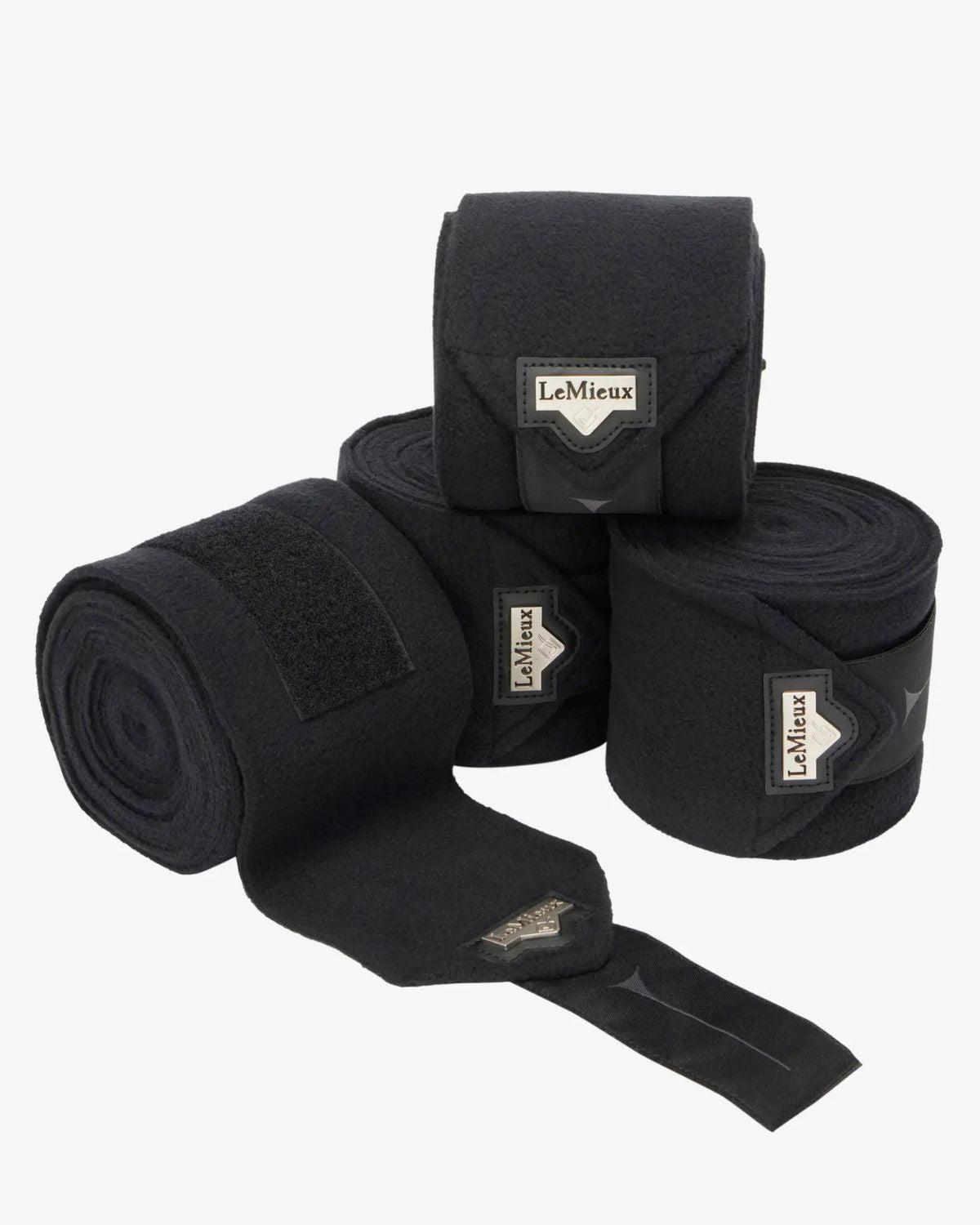 LeMieux Elevate Polo Bandages Black - Horse Pony