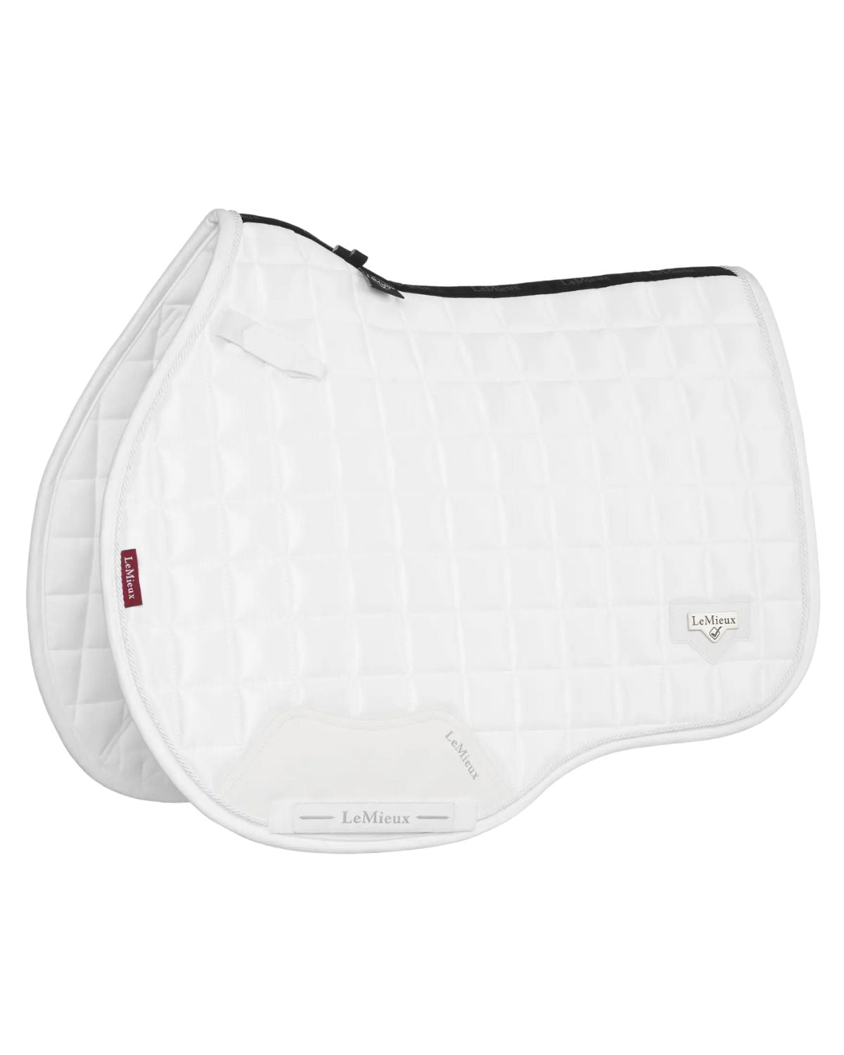 LeMieux Loire White Saddle Pad - Premium General Purpose Horse Saddle Pad. Stylish Equestrian Equipment.