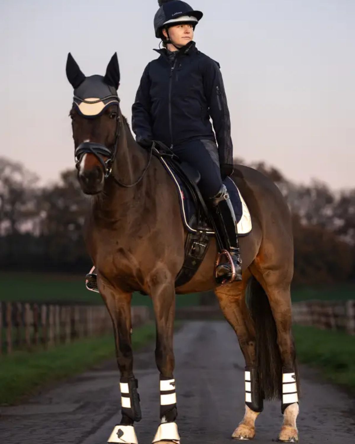 LeMieux Grafter Brushing Boots Reflective