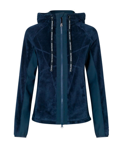 KINGSLAND KLVANIA Ladies Coral Fleece Navy Jacket: Soft, Warm & Stylish Equestrian Apparel