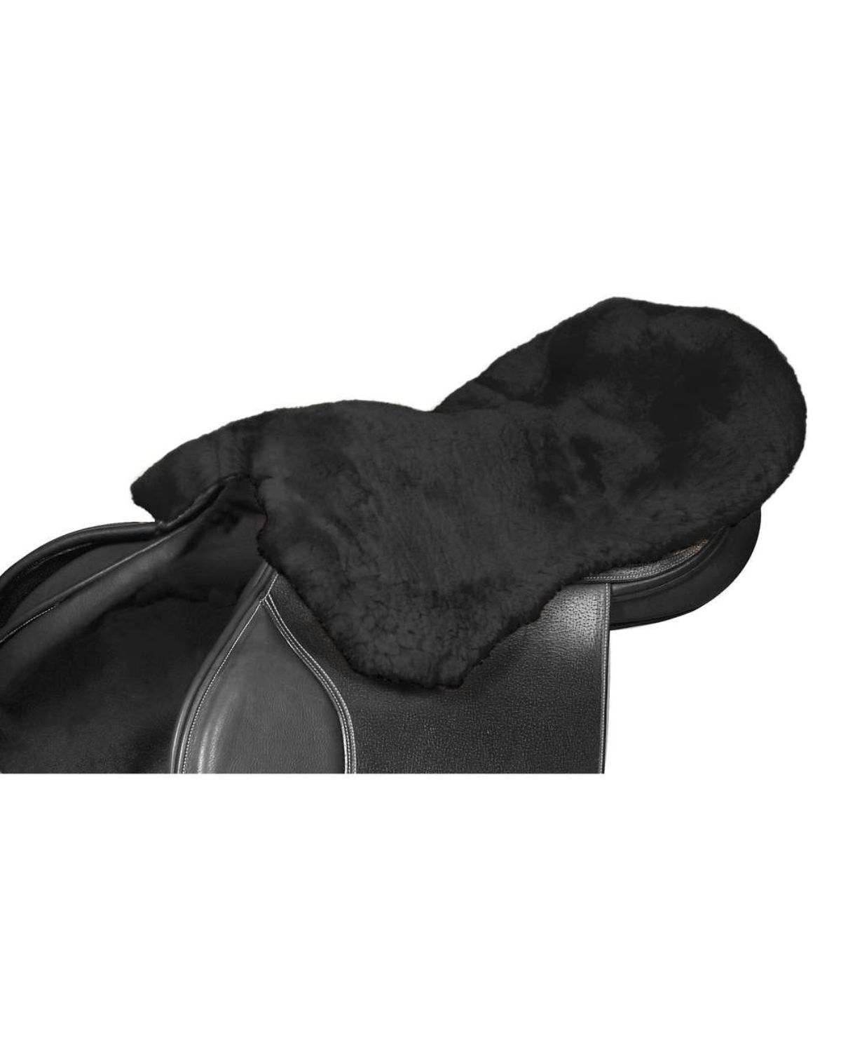 KM Elite 100% Merino Sheepskin Seat Saver Black