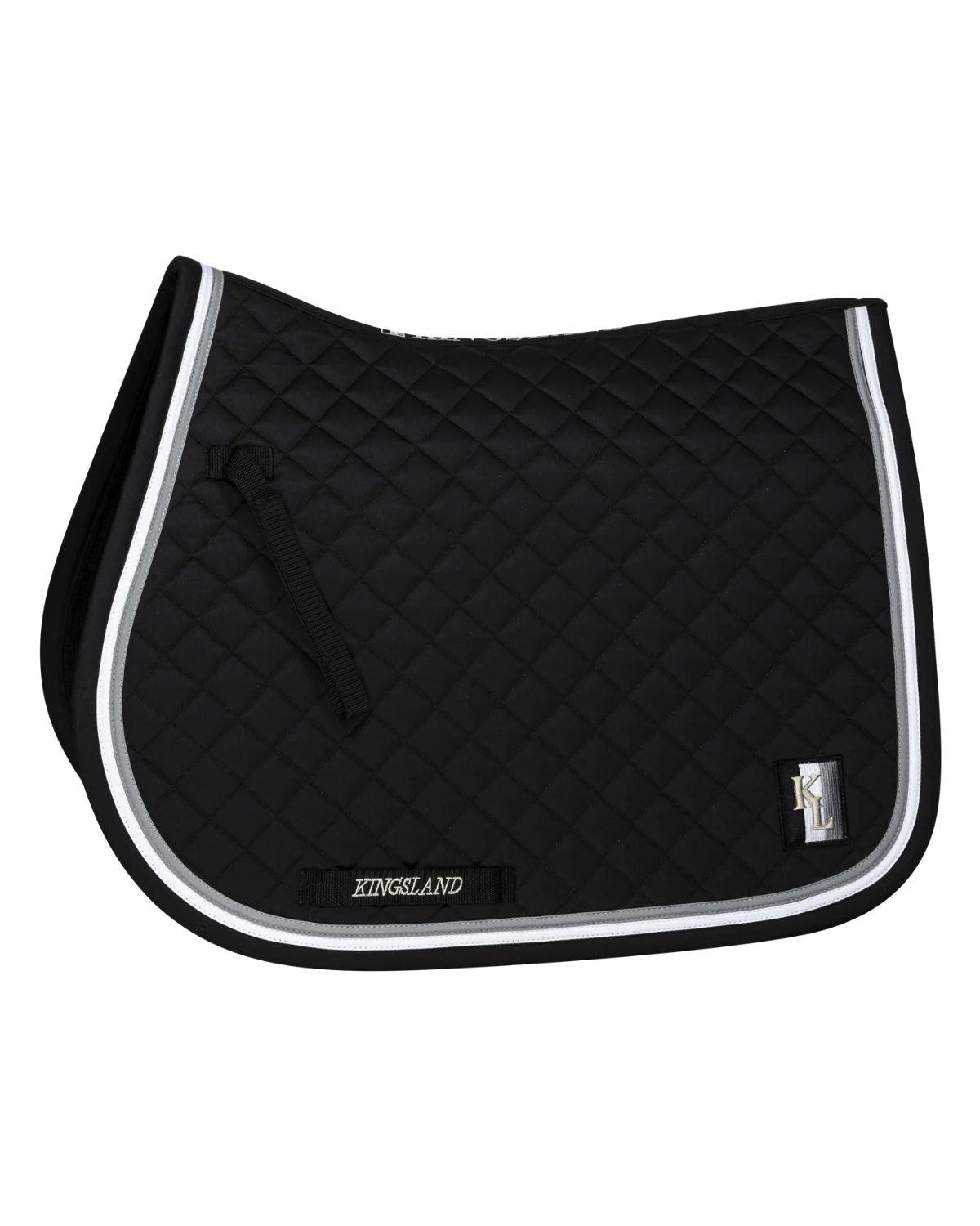 Kingsland Classic Black Jumping Saddle Pad - Equestrian Horse Equipment
