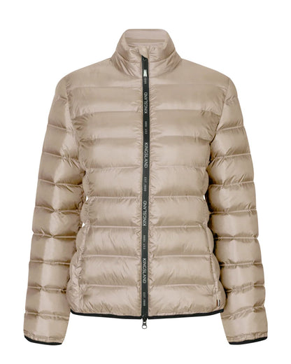 KINGSLAND KLVAM Padded Ladies Jacket Beige Cobblestone | Women's Equestrian Quilted Coat