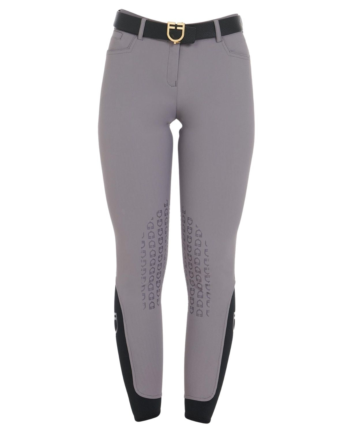 Equestro Women's Latest Generation Summer Breeches Light Grey 005