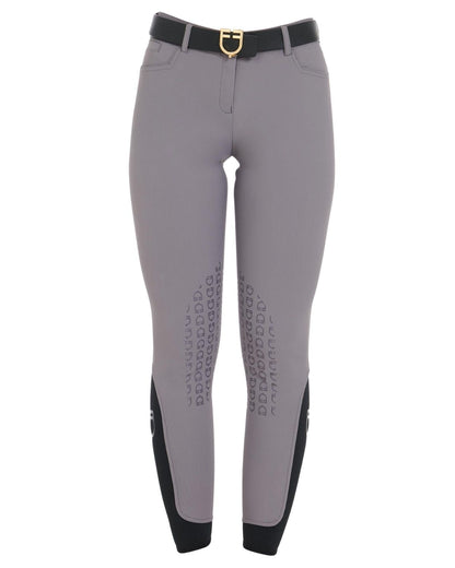 Equestro Women's Latest Generation Summer Breeches Light Grey 005