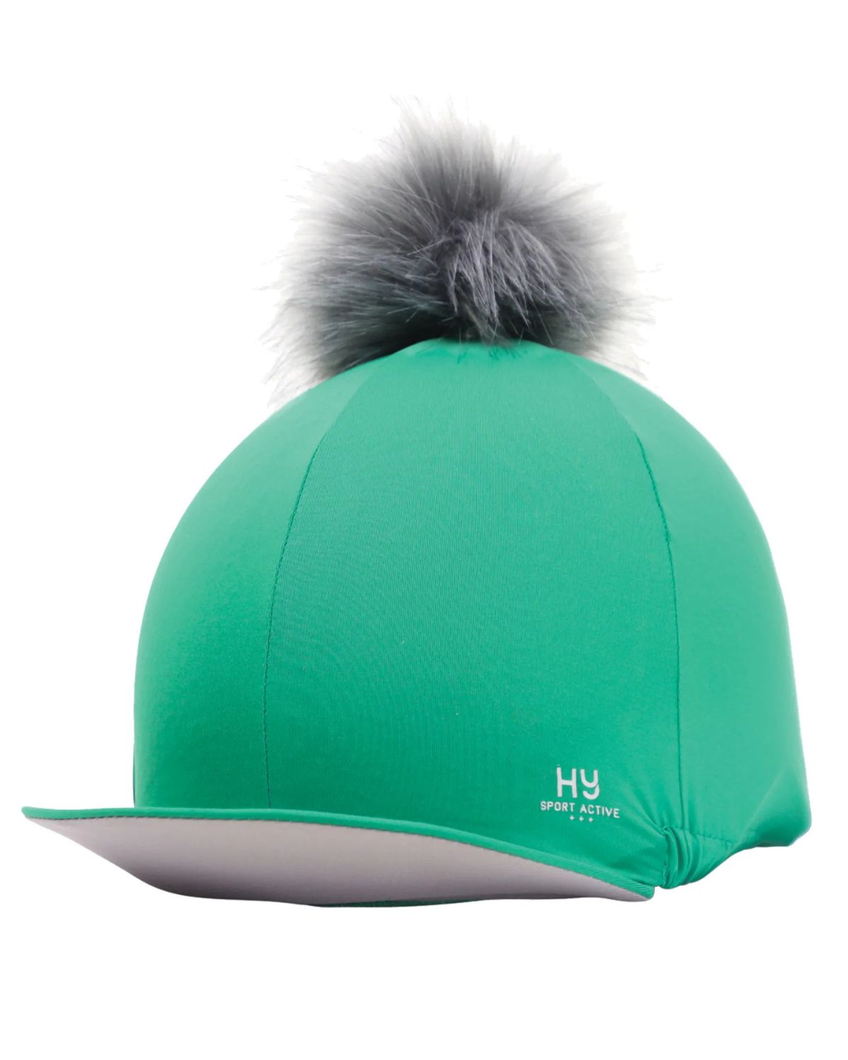Hy Sport Active Hat Silk with Interchangeable Pom Pom - Emerald Green