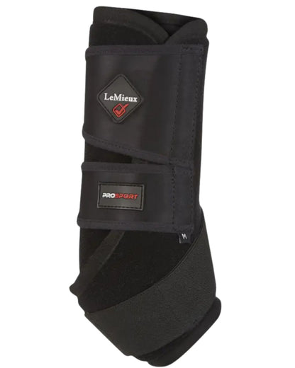 LeMieux Ultra Support Boots Black - Horse Leg Tendon Protection, Turnout, Schooling, Competition