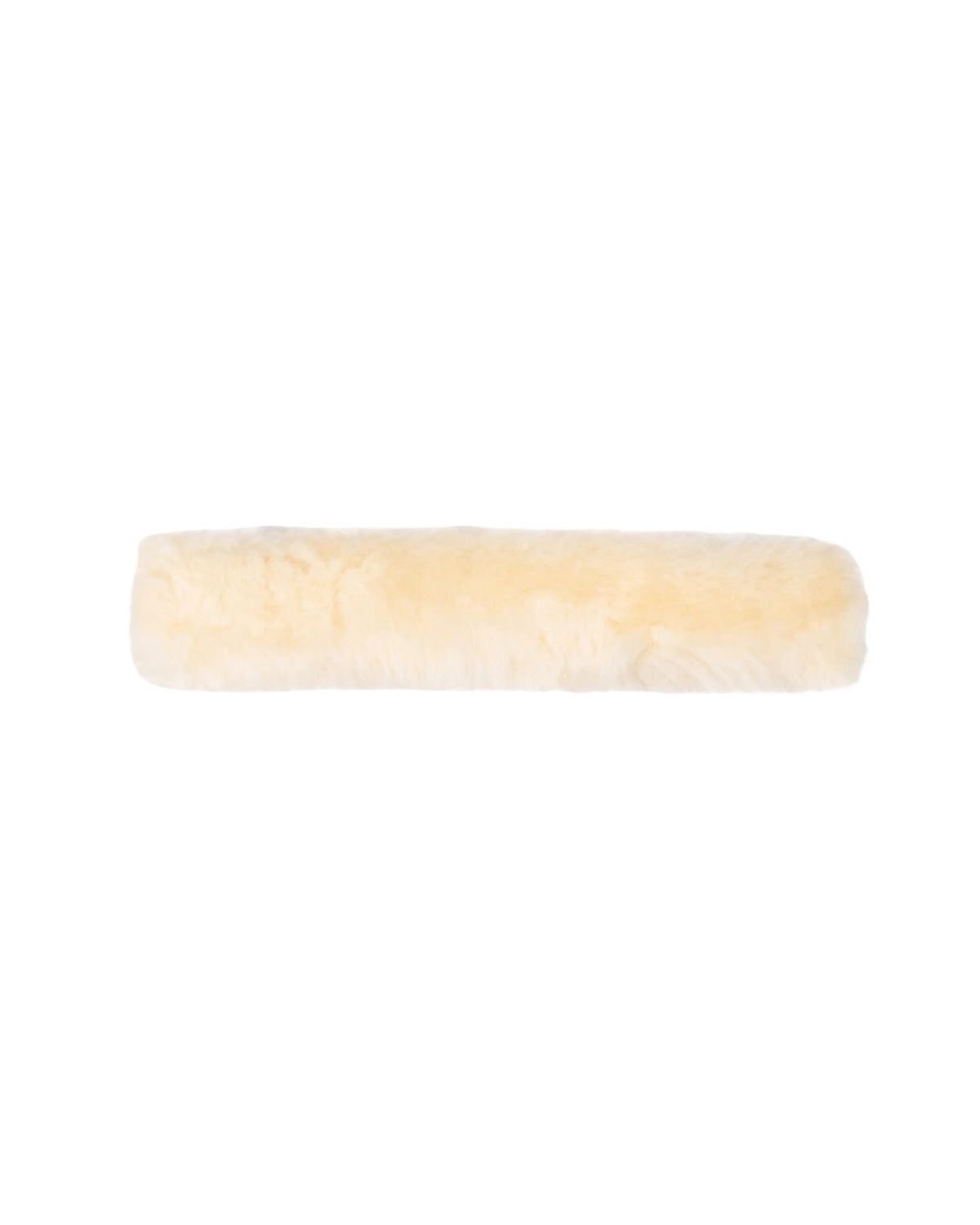 LeMieux Faux Wool Noseband Cover - Natural | Soft Horse Bridle Accessory for Sensitive Noses