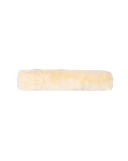 LeMieux Faux Wool Noseband Cover - Natural | Soft Horse Bridle Accessory for Sensitive Noses