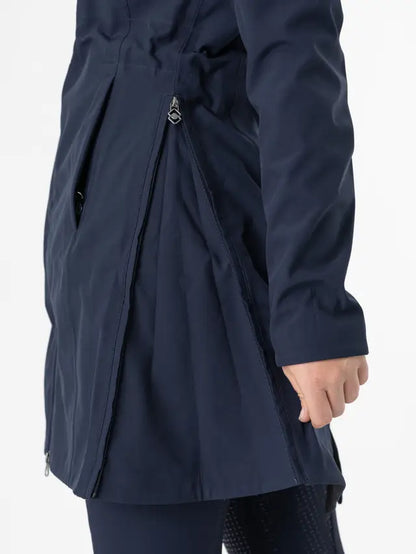 LEMIEUX MAISIE Lightweight Riding Jacket Navy: Water-Resistant, Breathable, Comfort for Equestrian Riders, Equiflair
