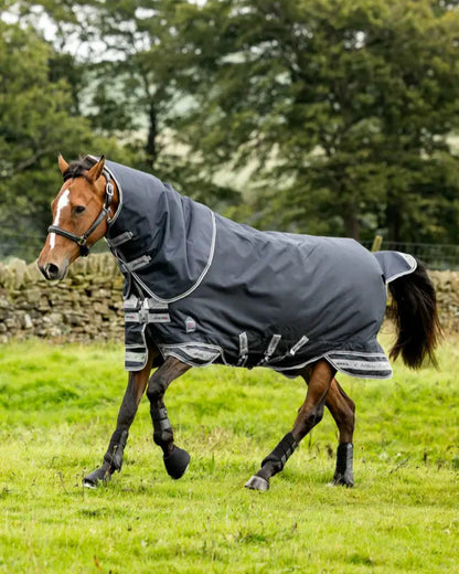 LeMieux Arika Storm-Tek 350g Navy Horse Rug | Waterproof Turnout Rug with Detachable Neck