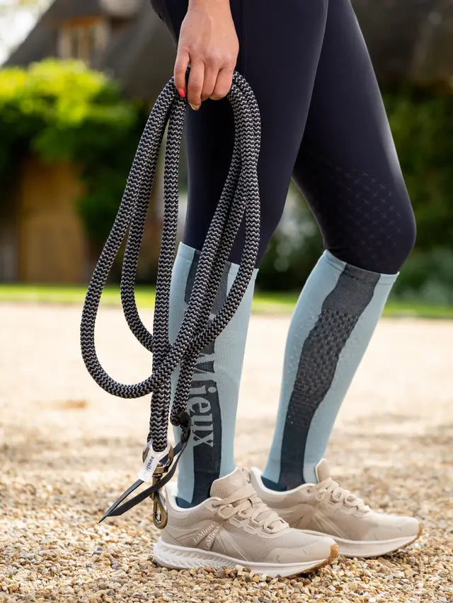 LeMieux Training Leadrope Navy/Grey