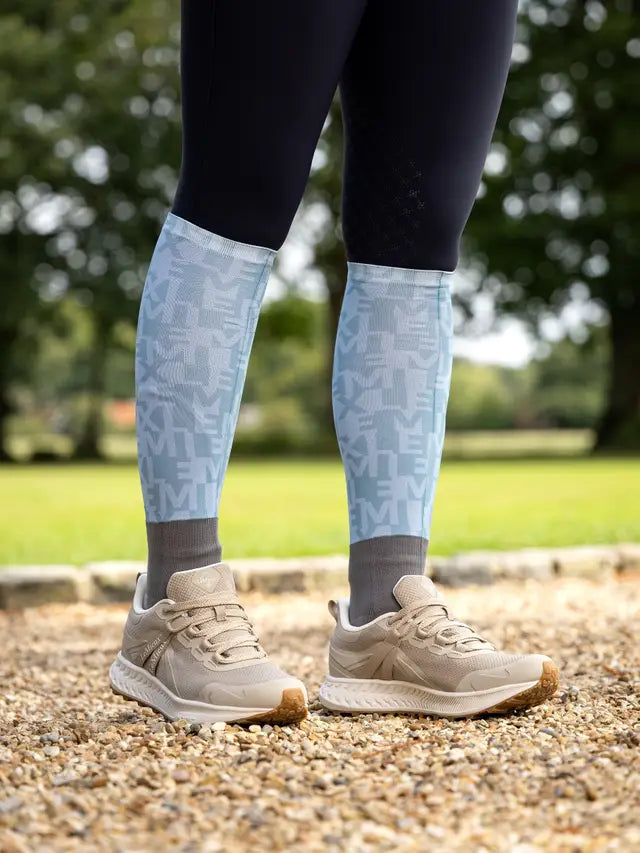 Lemieux Footsie Socks - Casey Glacier Equestrian Riding Socks, Equiflair