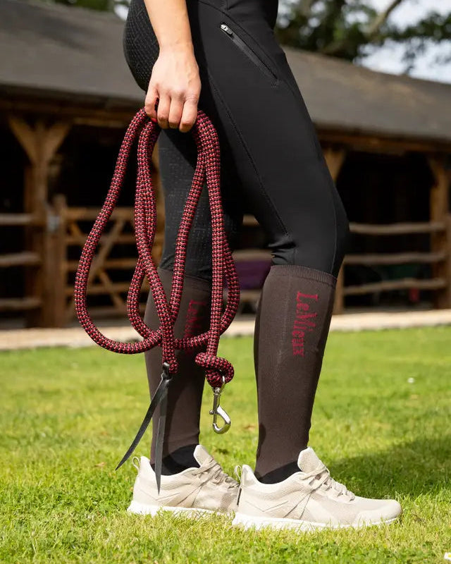 LeMieux Training Leadrope Black/Red