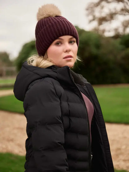 LeMieux Clara Rib Beanie Damson