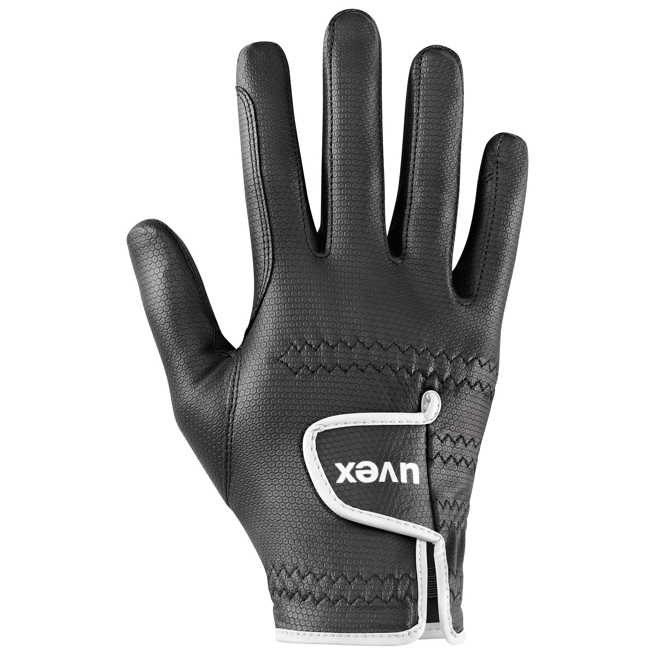 UVEX Topstyle Black and White Riding Glove | Equestrian Gear | Equiflair