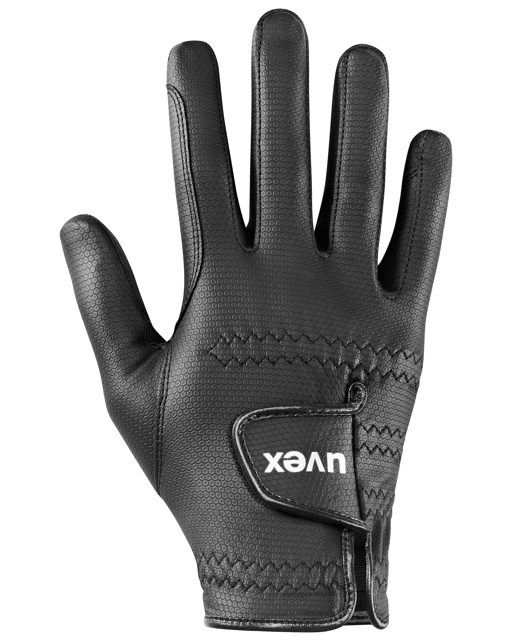 UVEX Topstyle Black Leather Riding Glove | Equestrian Gear