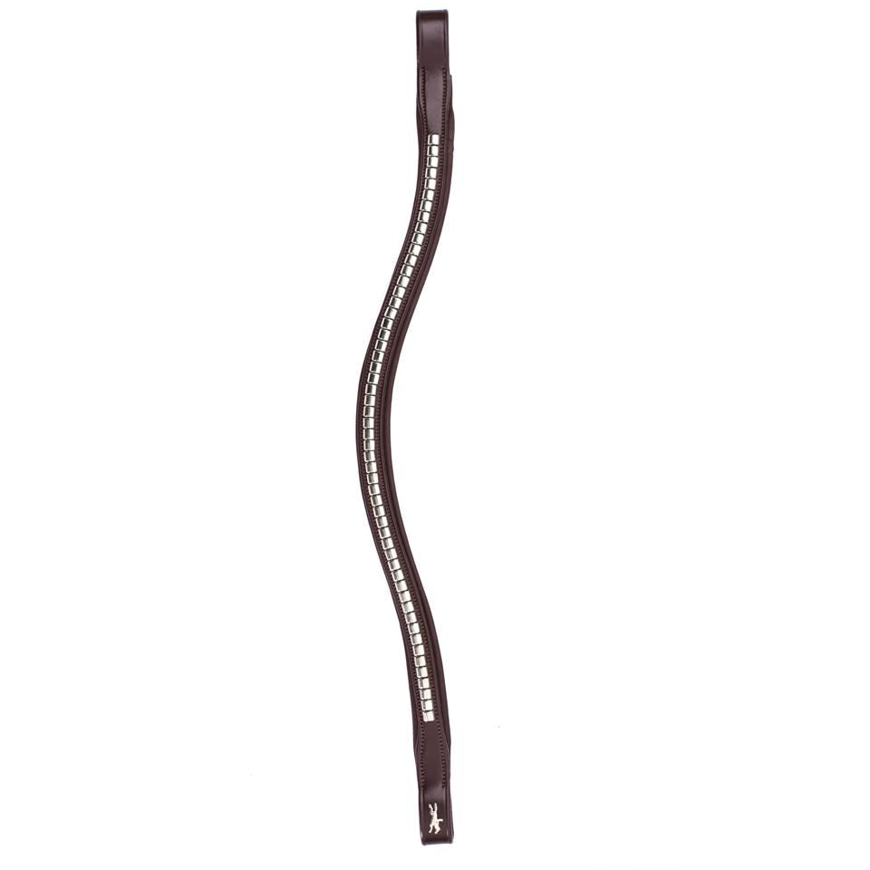 Schockemohle Browband Clincher Select espresso/silver