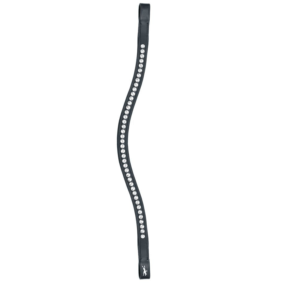 Schockemohle Browband Crystal Select black/silver