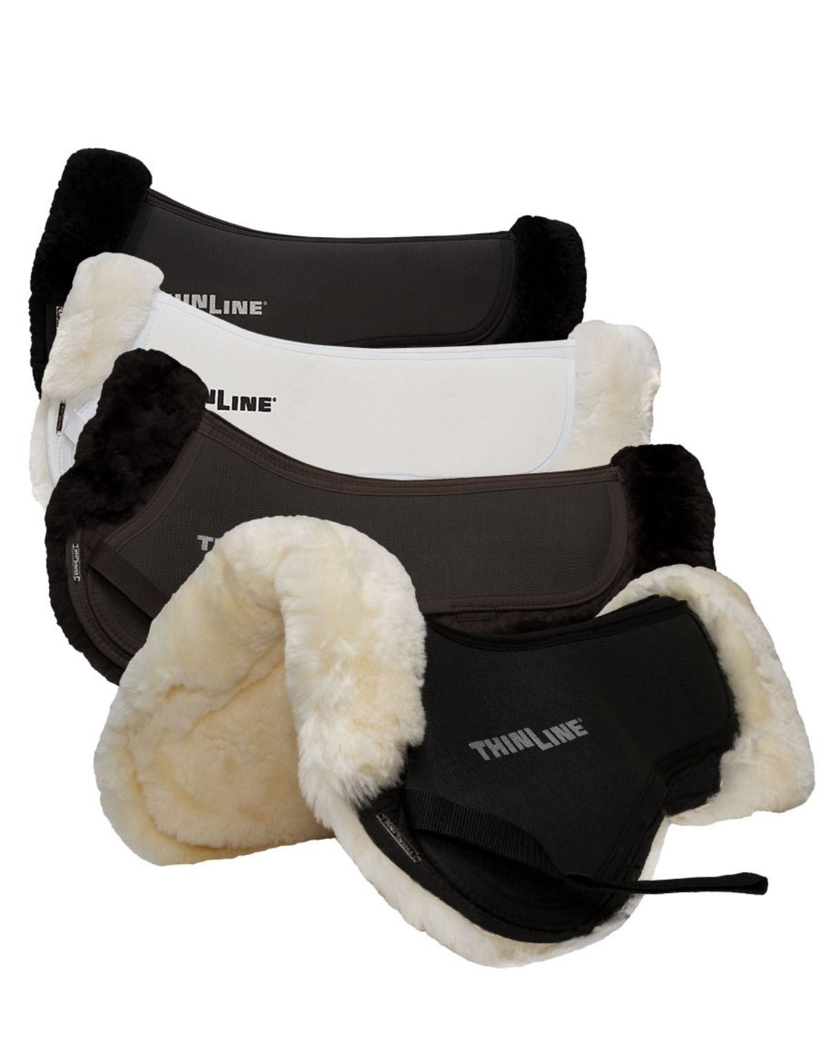 ThinLine Full Sheepskin Comfort Half Pad Natural