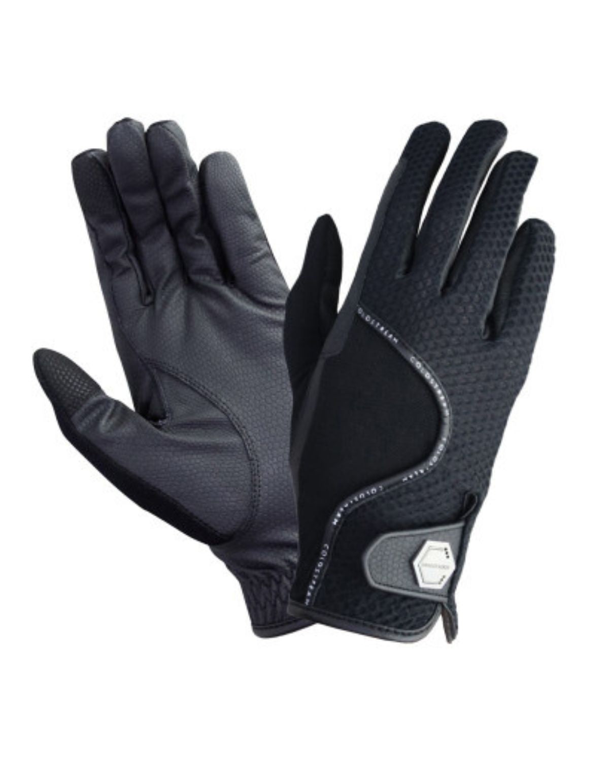 COLDSTREAM Black Mesh Summer Riding Gloves: Breathable Equestrian Gloves for Optimal Grip & Comfort - Shop Now!