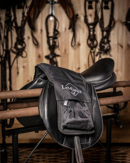 LEMIEUX Vector Stirrup Cover Black Saddle Accessory Equestrian Riding Gear