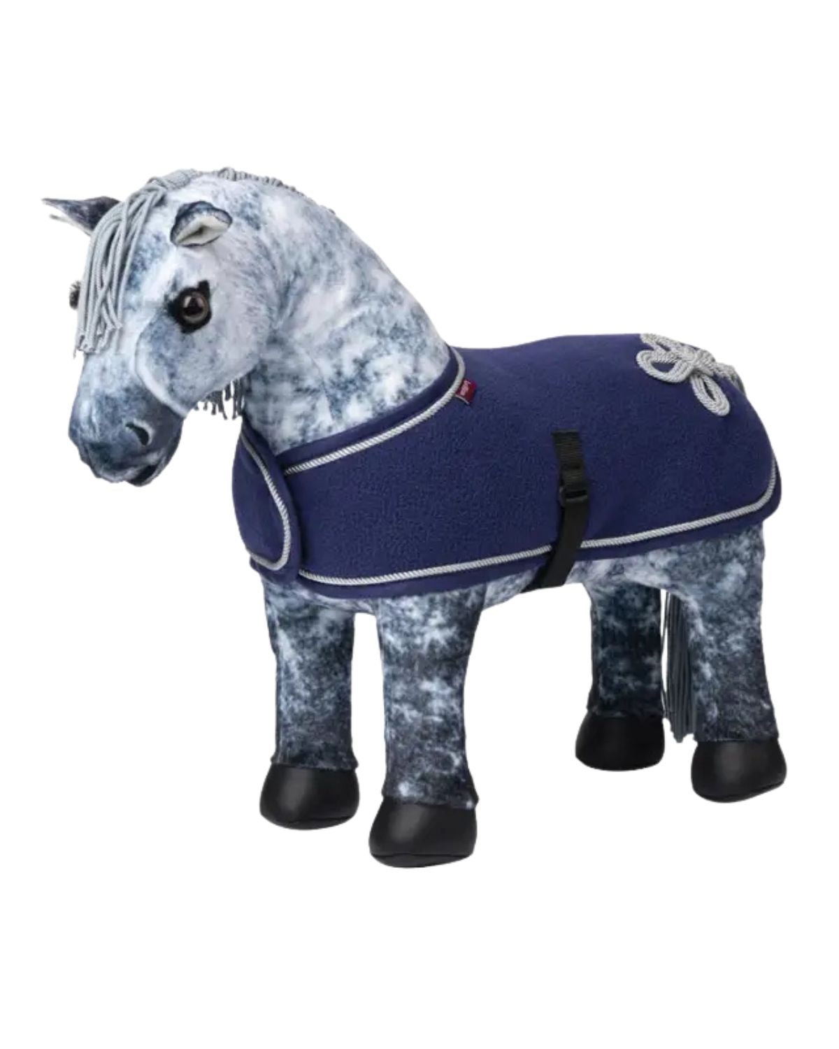 LeMieux Toy Pony Rug - Ink Blue | Equiflair - Miniature Horse Fleece Blanket for Plush Toys & Playtime Fun!