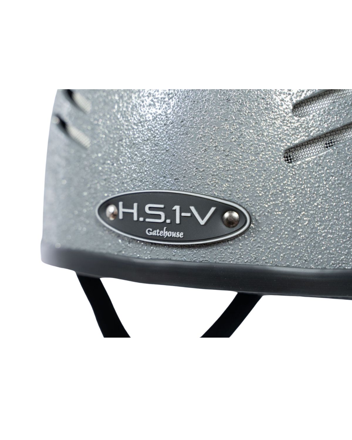 Gatehouse HS1-V Vented Skull Grey Riding Hat - High Safety, Comfort, and Style | Equiflair