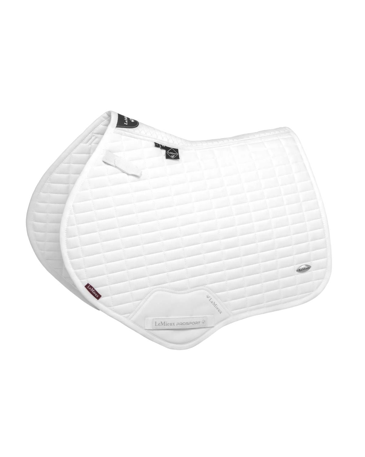 LeMieux Self-Cool Arctic White Close Contact Saddle Pad - Cooling Horse Riding Equestrian Equipment for Enhanced Comfort