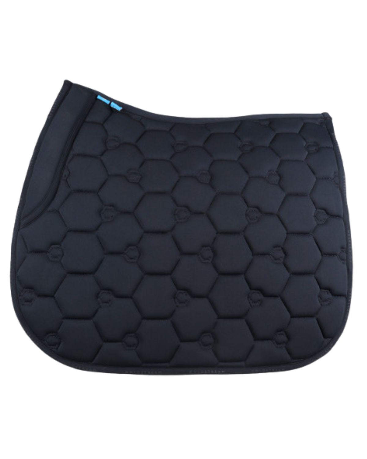 Navy Blue Coldstream Whitsome Horse Saddle Pad: Comfortable Equestrian Competition Pad for Horses