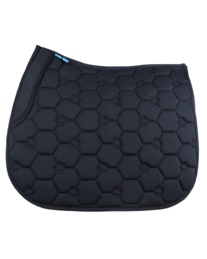 Navy Blue Coldstream Whitsome Horse Saddle Pad: Comfortable Equestrian Competition Pad for Horses